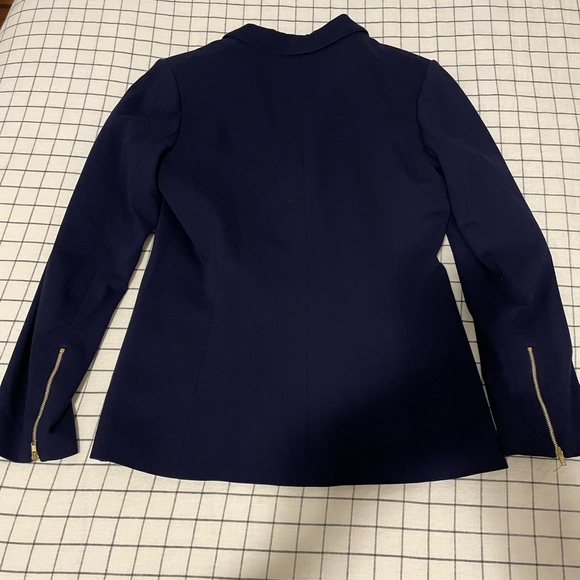 Theory Navy blazer with gold buttons - Size 10 - Picture 5 of 6